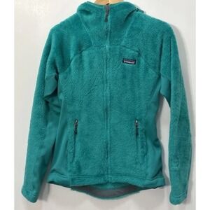 Women's Patagonia R3 Hi-Loft Hoody Fleece Jacket 25706 Sz Small Clean‎ Hooded
